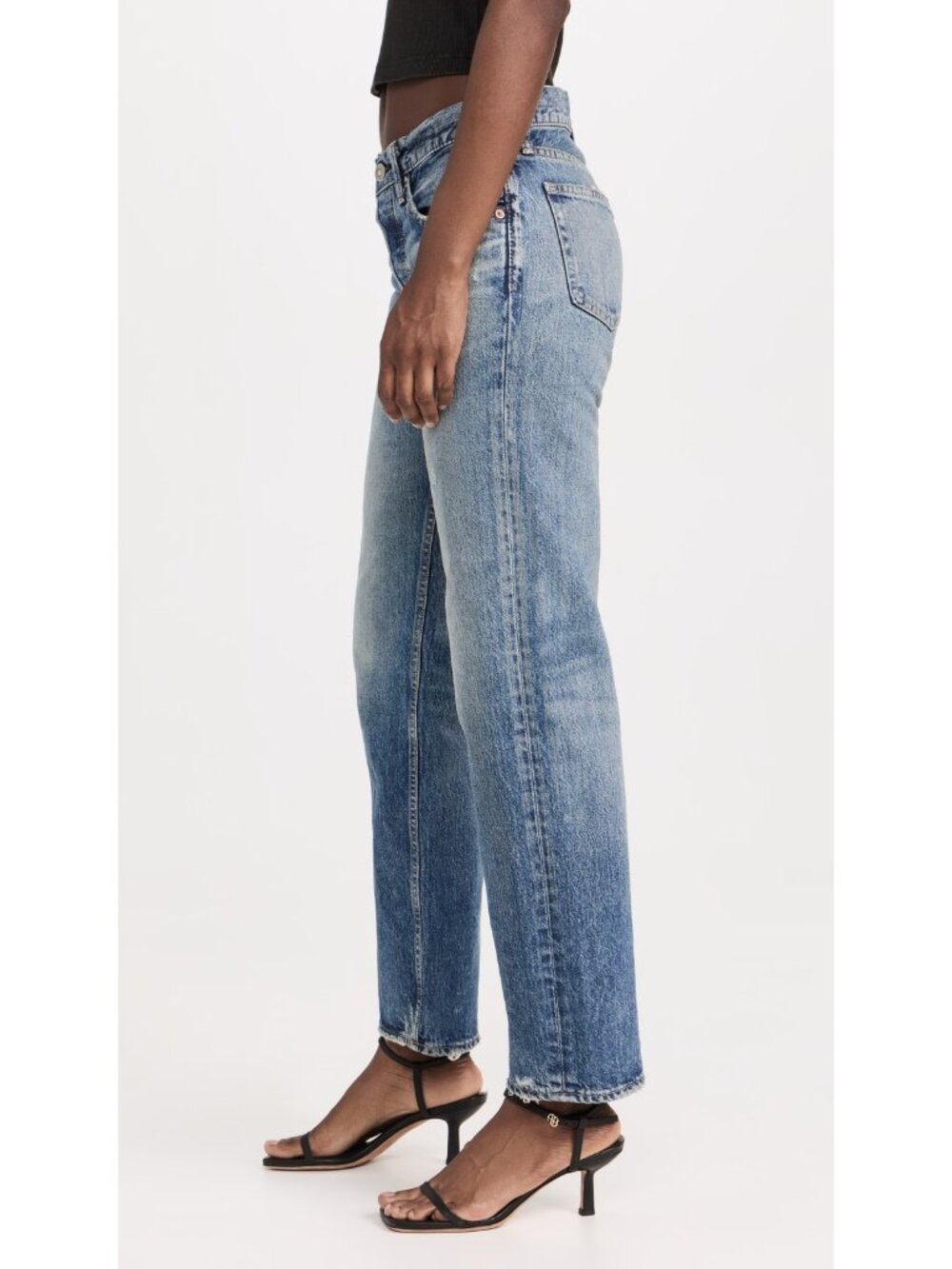 Moussy Women's Faded Blue Straight-Leg Jeans - Picture 14 of 15